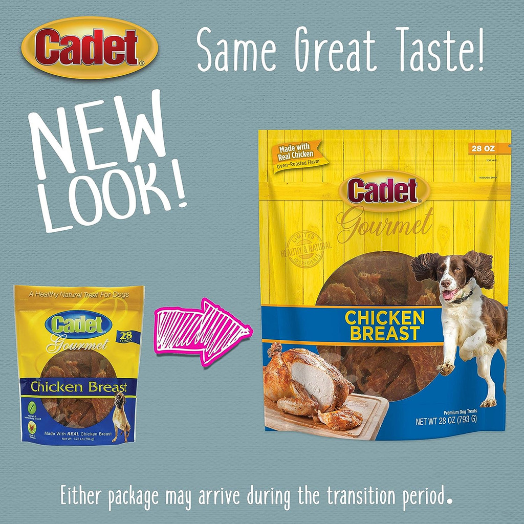 Cadet Gourmet Made With Real Chicken Breast Dog Treats 28-Ounces