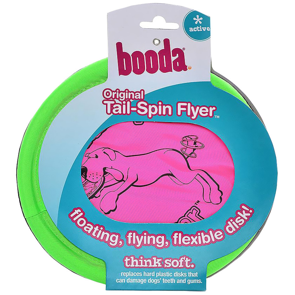 Aspen Booda SOFT BITE FLOPPY DISC Gentle Dog Fetch Toy Flyer Frisbee 10 inch