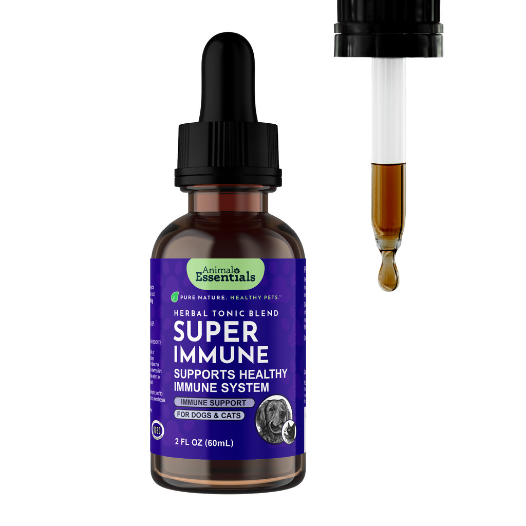 Animal Essentials Super Immune Herbal Formula For Dogs And Cats 2-Ounce
