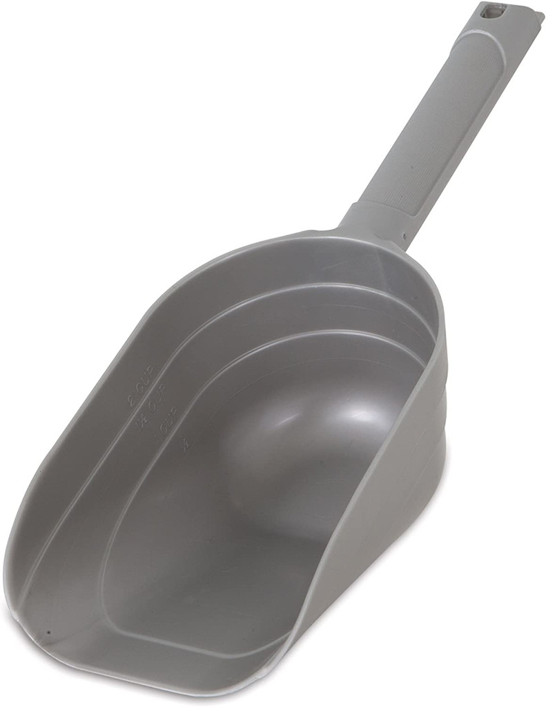 Petmate Food Scoop With Measuring Lines 2-Cup Capacity For Dry Pet Food