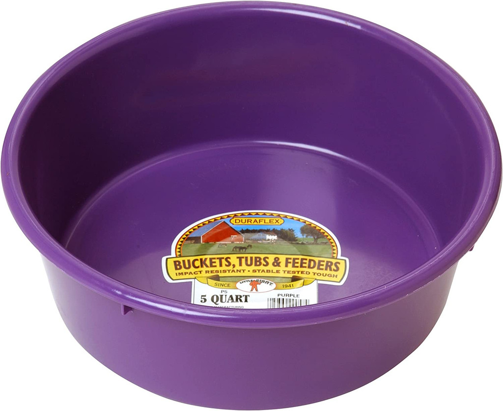 Miller Purple Pan 5-Quarts Durable Professional Farm-Grade