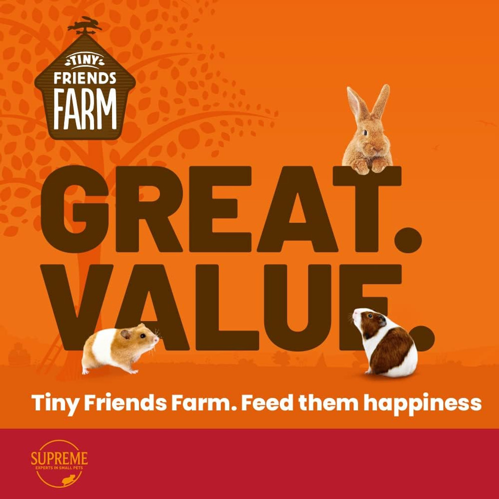 Tiny Friends Farm Tasty Nuggets Kind to Teeth and Tummies For Rabbits 3.3-Pounds