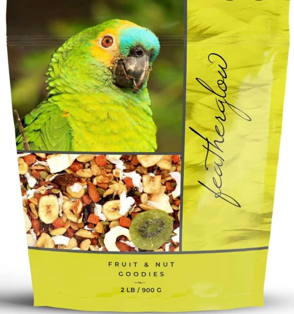 Volkman Featherglow Fruit & Nut Goodies Nutritious Food For Birds 4-Pounds