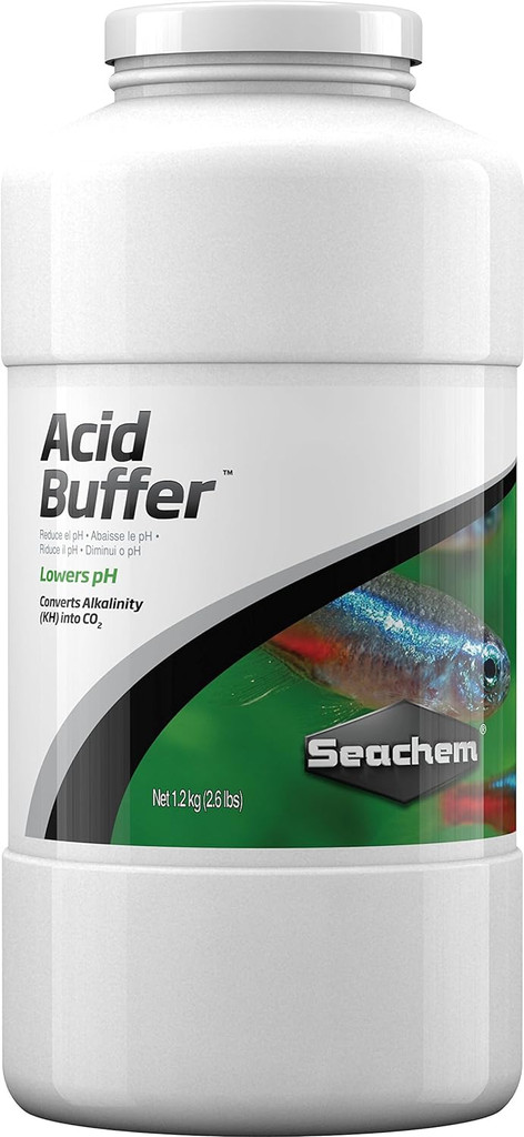 Seachem Acid Buffer Lowers pH Converts Alkalinity KH into CO2, 1.2kg 2.6-Pounds