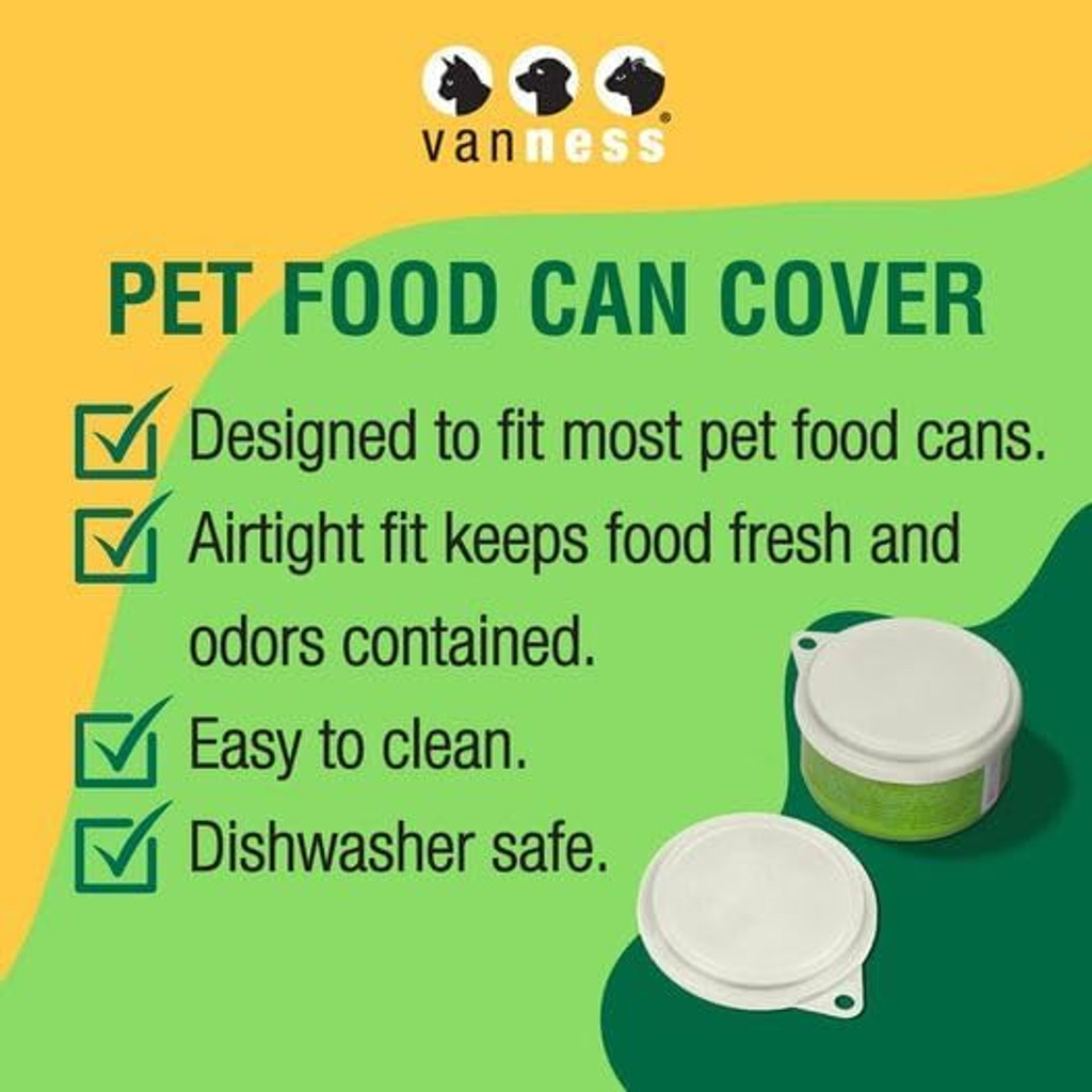 Van Ness Airtight Pet Food Can Lid, Fresh Safe Eco-Friendly Cover - 1 (one)