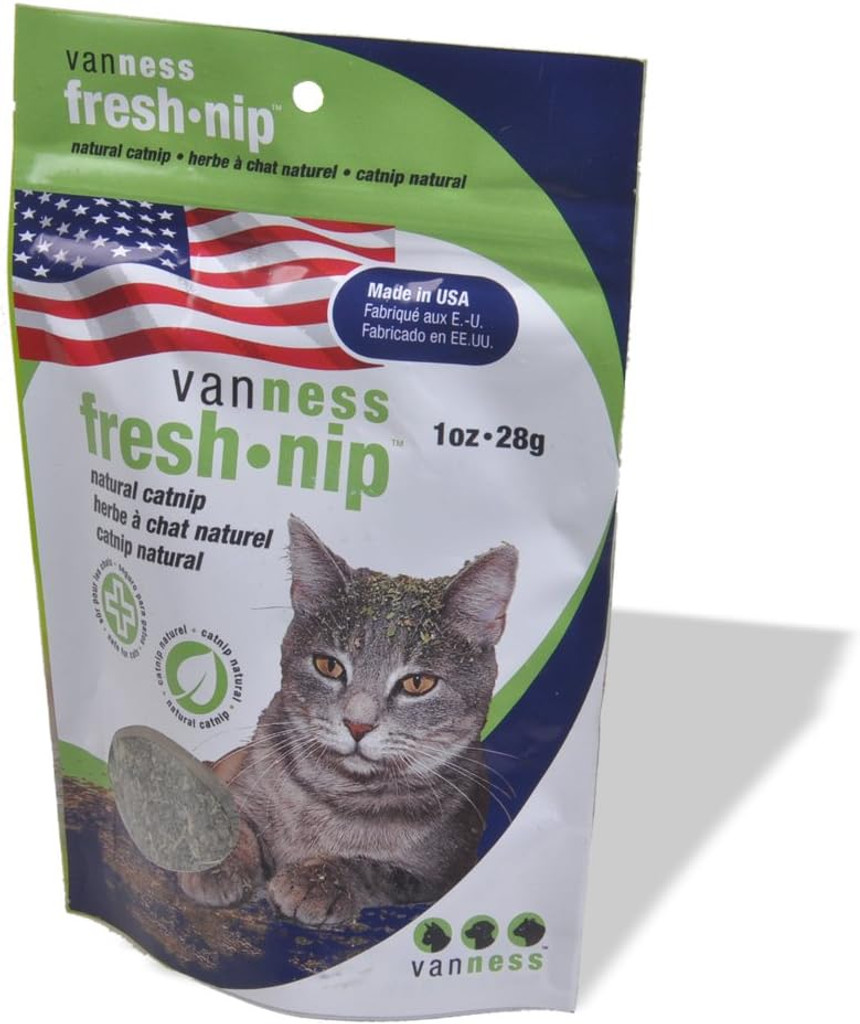 Van Ness Fresh-Nip Natural Catnip USA-Made 1-Ounce
