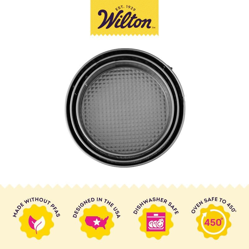 Wilton Perfect Results Non-Stick Springform 3-Piece Cake Pan Set