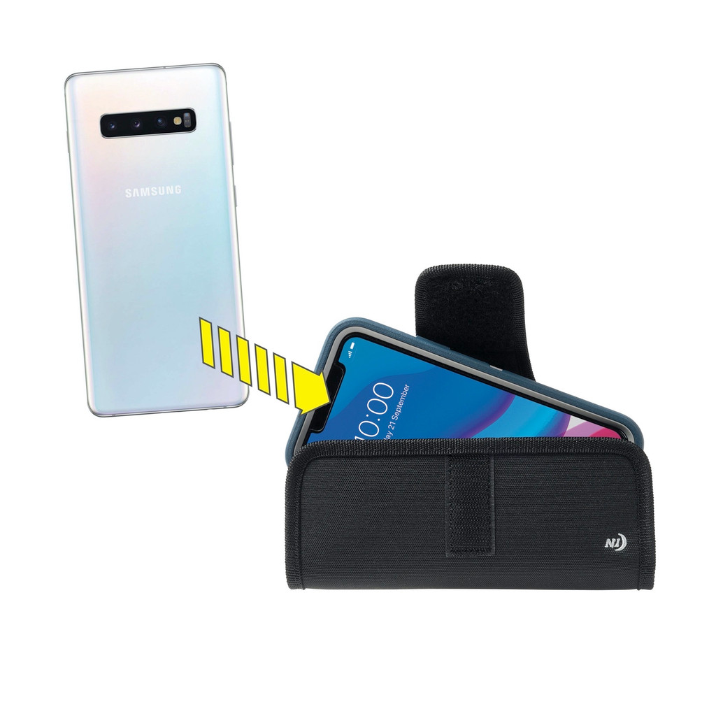 Nite Ize Clip Case Horizontal Universal Phone Holster, XXL - Black