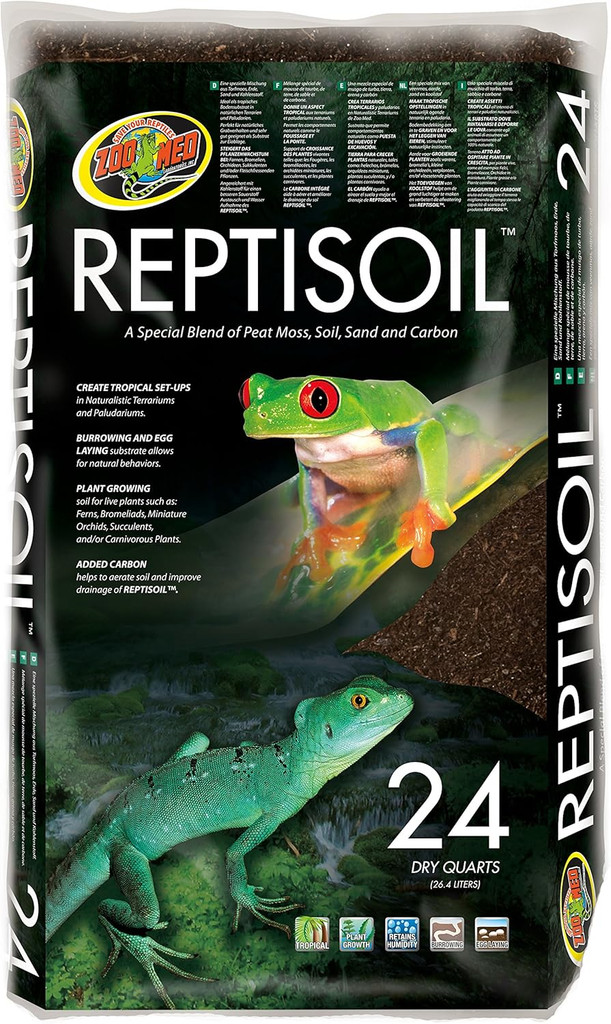 Zoo Med ReptiSoil Bioactive Tropical Substrate Blend 24-Quarts
