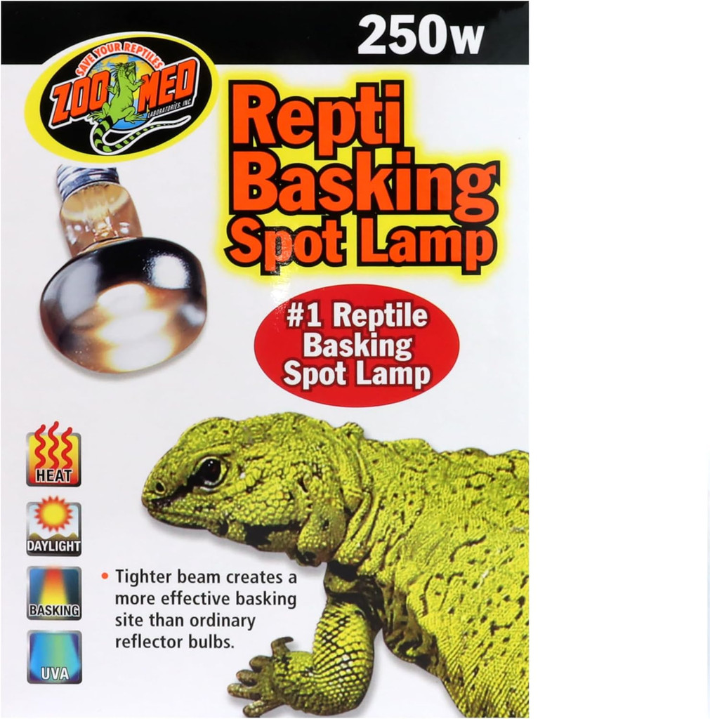 Zoo Med Repti Basking Spot Lamp 250W for Large Reptiles