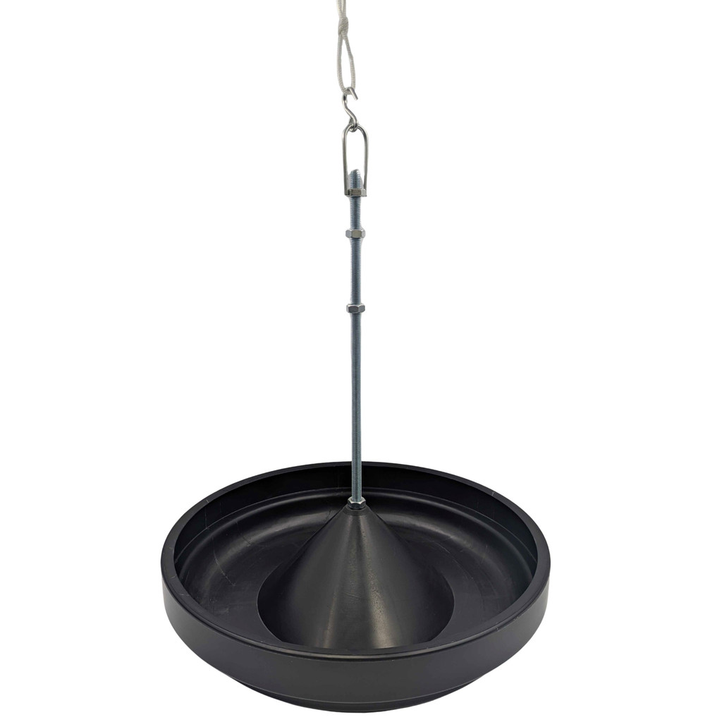 Little Family Members 30-Pound Poultry Feeder Adjustable Flow and Feed-Saving Lip