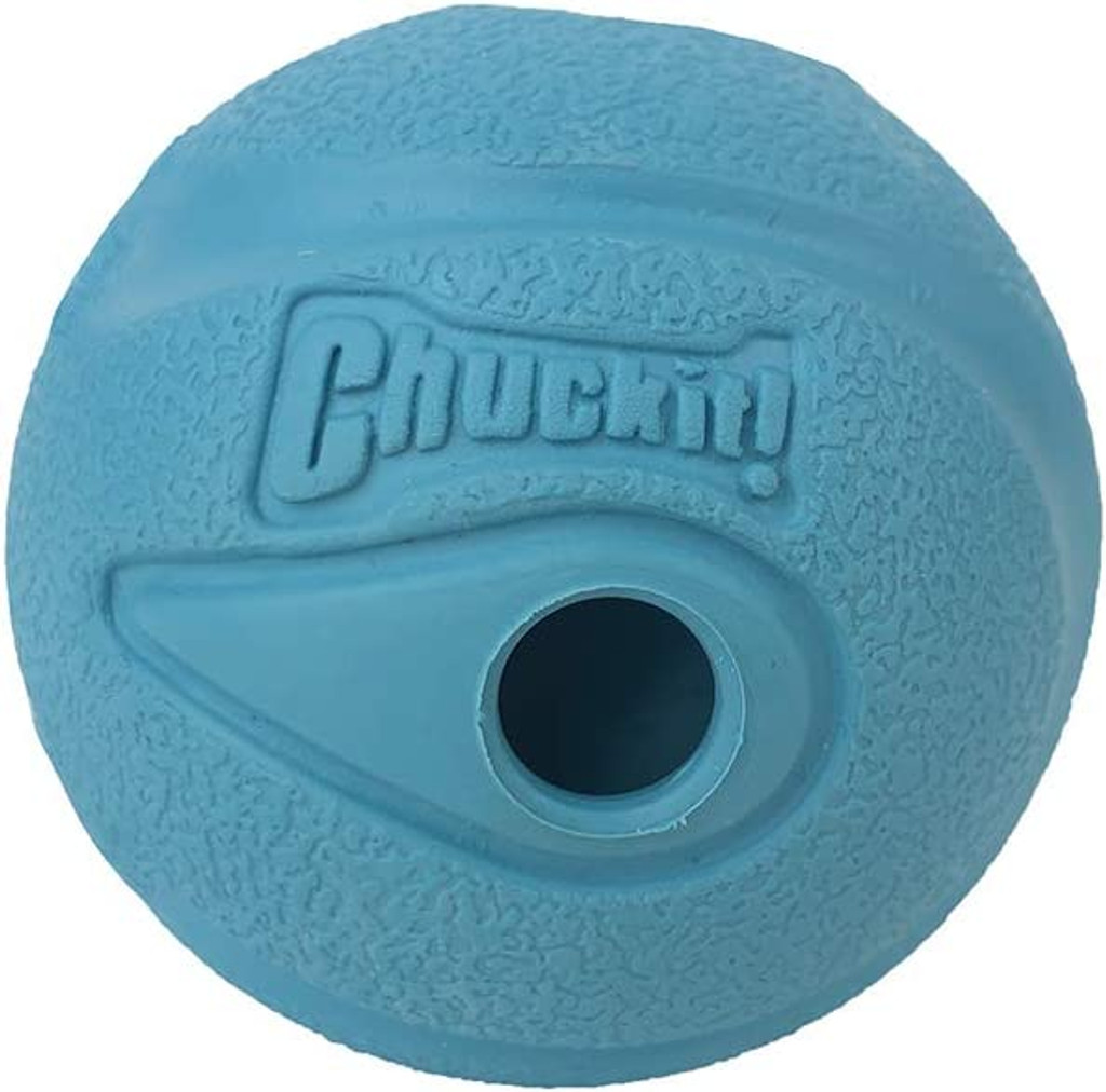 Chuckit WHISTLER Dog Fetch Ball Medium Ball 1 Pack Whistles Natural Rubber Toy