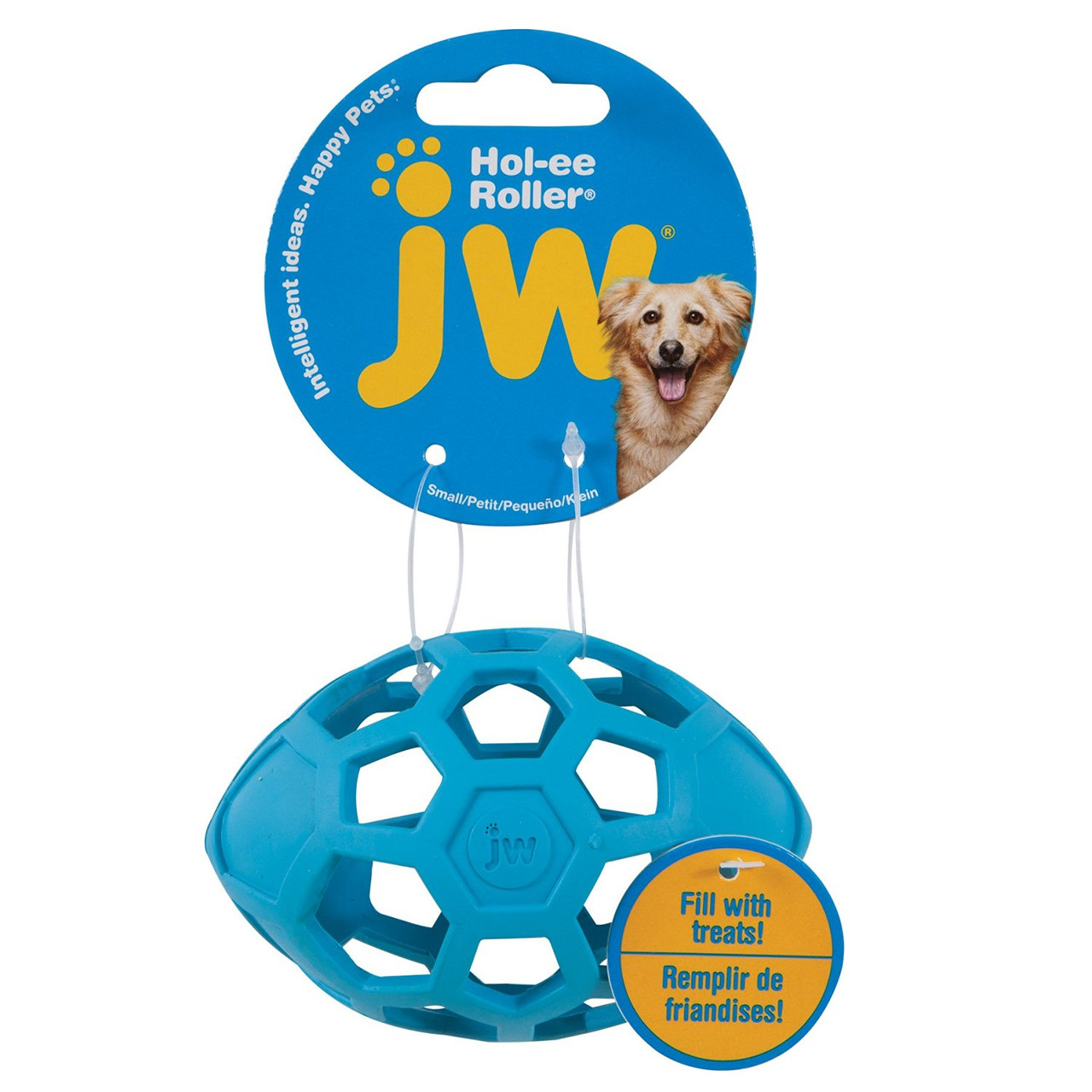 JW Pet Megalast Ball Medium Colorful Thermo Plastic Rubber Dog Toy LittleFamilyMembers