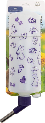 Lixit Pet Water Bottle 32 oz With Ball Bearing Drink Tube For Small Animals Lixit Pet Water Bottle 32 oz With Ball Bearing Drink Tube For Small Animals