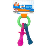 Nylabone Puppy Teething Pacifier X-Small Bacon Flavored Dental Toy For Dogs Nylabone Puppy Teething Pacifier X-Small Bacon Flavored Dental Toy For Dogs