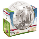 Kaytee Run-About Ball Clear 5 inch Plastic Excercise Toy for Small Animals Kaytee Run-About Ball Clear 5 inch Plastic Excercise Toy for Small Animals