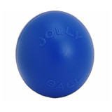 Jolly Pets Push-N-Play Ball Blue 10 inch  Interactive Hard Plastic Toy for Dogs