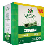 Greenies Original Teenie Size 130 count 36 oz  Dental Chew Treats for Dogs
