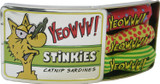 YEOWWW! Stinkies Catnip Sardines  Pure Leaf and Flowertop  3 Toys in a Tin