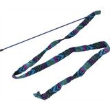Ethical Pet Spot Cat Prancer Fleece Frenzy Wand Toy for Cats Ethical Pet Spot Cat Prancer Fleece Frenzy Wand Toy for Cats