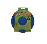 Jolly Pets Flyer Natural Rubber Floating Disc Interactive Dog Toy Blue 9.5 inch