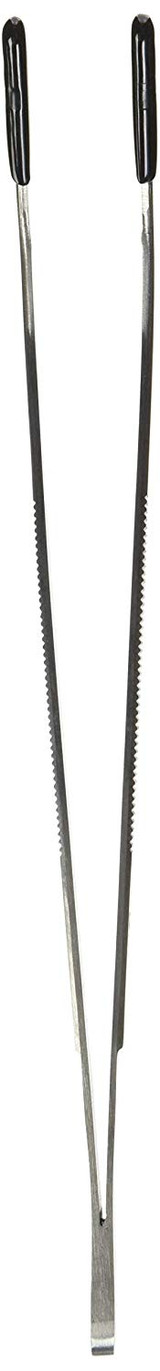 Zoo Med Angled Stainless Steel Feeding Tongs Ideal for Snakes 10 inches