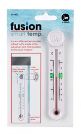 JW Pet Fusion Smart Temp  Non-Standing Magnet Style  Aquarium Thermometer