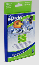 Fritz Aquatics Mardel Maracyn Two 8 count  0.6 gm each  Aquarium Medication