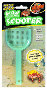 Zoo Med Hermit Crab Scooper Glow in the Dark Spot Cleaning Substrates Enclosures