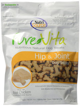 Pure Vita Hip and Joint Chicken 6 ounce  Nutritious Natural Dog Treat