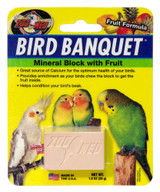 Zoo Med Labs Supplement Mineral Bird Banquet Block Fruit Formula Small Healthy