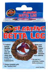 Zoo Med Labs Betta Floating Log Cover Reduce Stress Structure for Nests Log