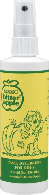 Grannick's Bitter Apple Spray 8 oz  Non-Toxic Taste Deterrent for Dogs