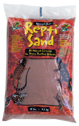 Zoo Med Repti Sand Natural Red All Natural Stimulates Digging Burrowing 10 lbs