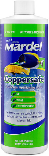 Fritz Aquatics Mardel Coppersafe Provides Relief From Unwelcome Parasites 16-Oz.