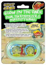 Zoo Med Glow In The Dark Dual Thermometer & Humidity Gauge For Hermit Crabs