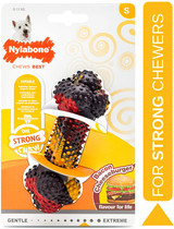 Nylabone Strong Chew Bacon Cheeseburger Flavor Small Dogs Up To 25-Pounds