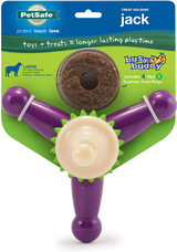 PetSafe Busy Buddy Treat Holding Jack Interactive Chew Toy Large For Dogs PetSafe Busy Buddy Treat Holding Jack Interactive Chew Toy Large For Dogs
