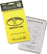 Little Giant Beehive Log Beekeeper Tracking Journal - Water Repellent Paper