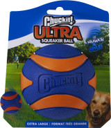 Chuckit Ultra Squeaker Ball Outdoor Chase and Fetch Toy For Extra Large Dogs