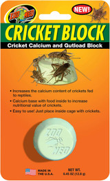 Zoo Med Cricket Block Calcium & Gutload for Feeder Insects 0.45-Ounce