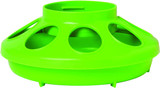 Little Giant Durable 1 Quart Plastic Apple Green Feeder Base For Poultry