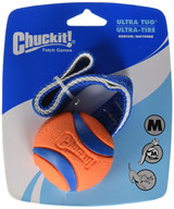 Chuckit ULTRA TUG Dog Fetch Toy 1 Pack Medium 2.5 inch fits Medium Launchers