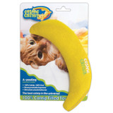 OurPets 100-Percent North-American Catnip Filled Banana Cat Toy A-Peeling