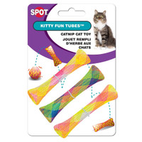 Ethical Pet Spot Kitty Fun Tubes 3 Count  Durable Interactive Cat Toy