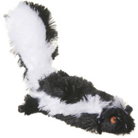 Ethical Pet Spot Mini Skinneeez Skunk 14 inch  Plush Stuffing-Free Dog Toy