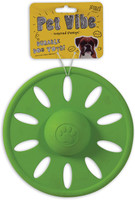 JW Pet Whirlwheel Flying Disc Natural Rubber Wheel Interactive Fun Dog Toy Large