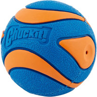 Chuckit! Ultra Squeaker Ball Natural Rubber Dog Toy Medium