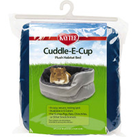 Kaytee Cuddle-E-Cup Plush Habitat Bed  Cozy Resting Spot for Small Animals