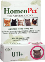 HomeoPet Feline UTI Plus 15 ml  Urinary Tract Infection Remedy for Cats